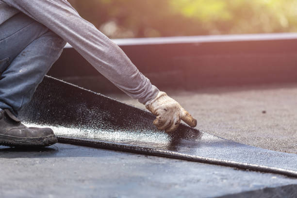 Professional Waterproofing technician working in Rawson, OH